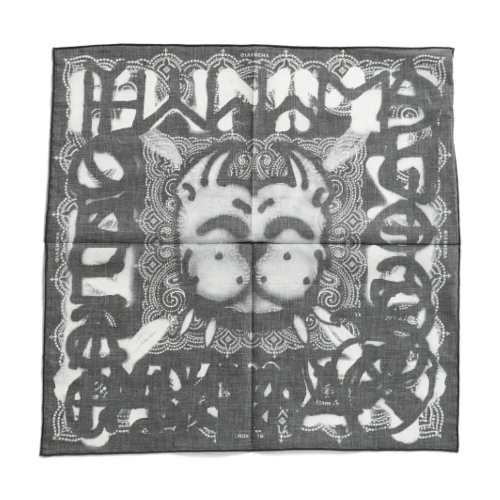 New Givenchy x Chito Dog Bandana Cotton Scarf Mask Headband Pocket Square